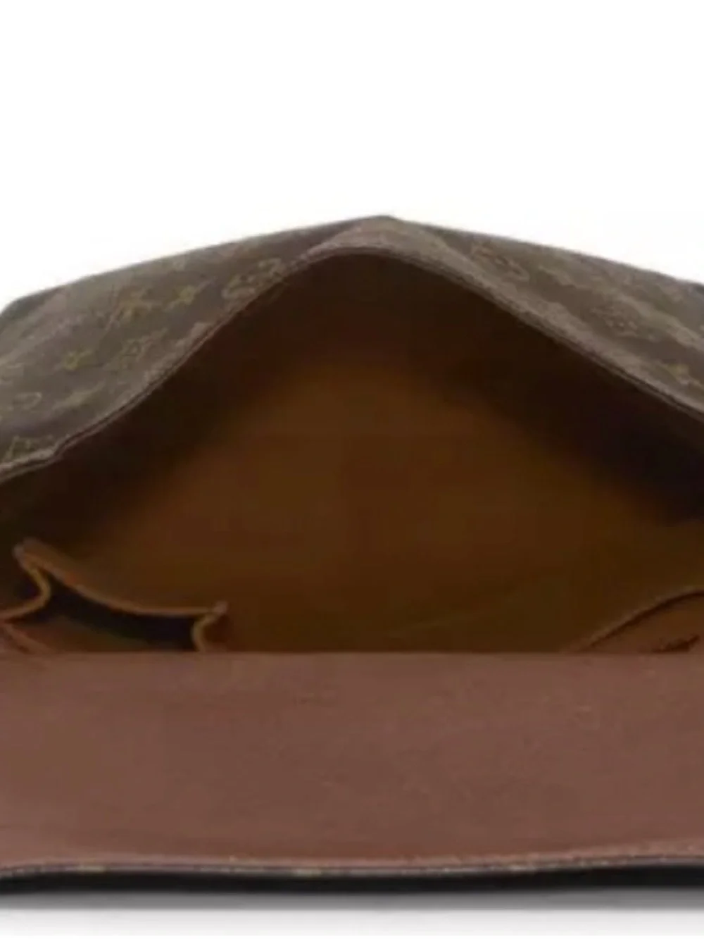 Louis Vuitton Brown Monogram Crossbody with Tan Strap